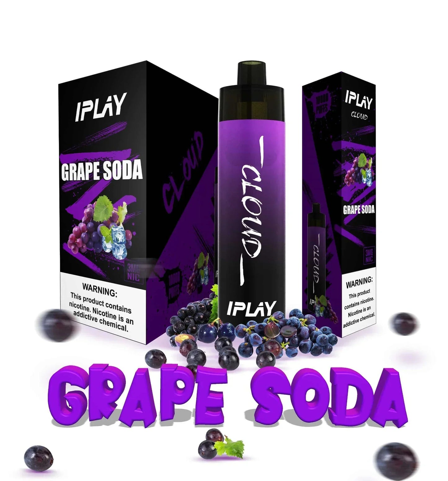 IPLAY Cloud Disposable Vape - All Flavours (10000 Puffs)