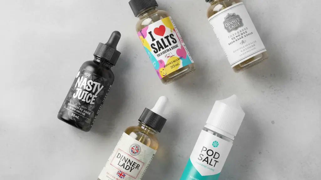 Best nicotine salt flavours in India 2025 – Nasty Juice, I Love Salts, Dinner Lady
