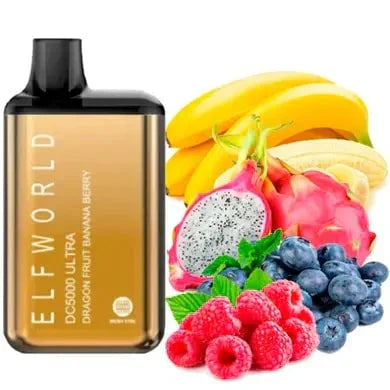 Elfworld DC5000 Ultra - Dragon Fruit Banana Berry (5000 Puffs)