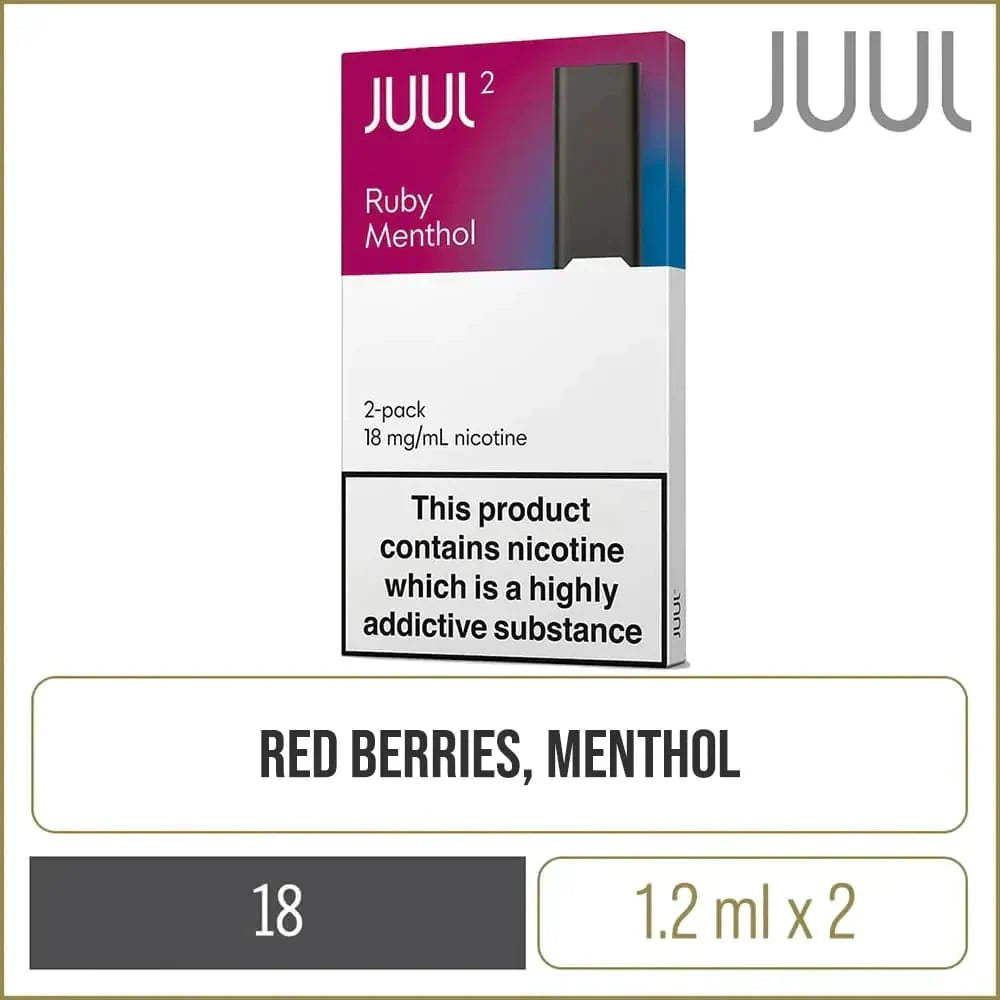 JUUL2 Ruby Menthol Pods (2 Pods)