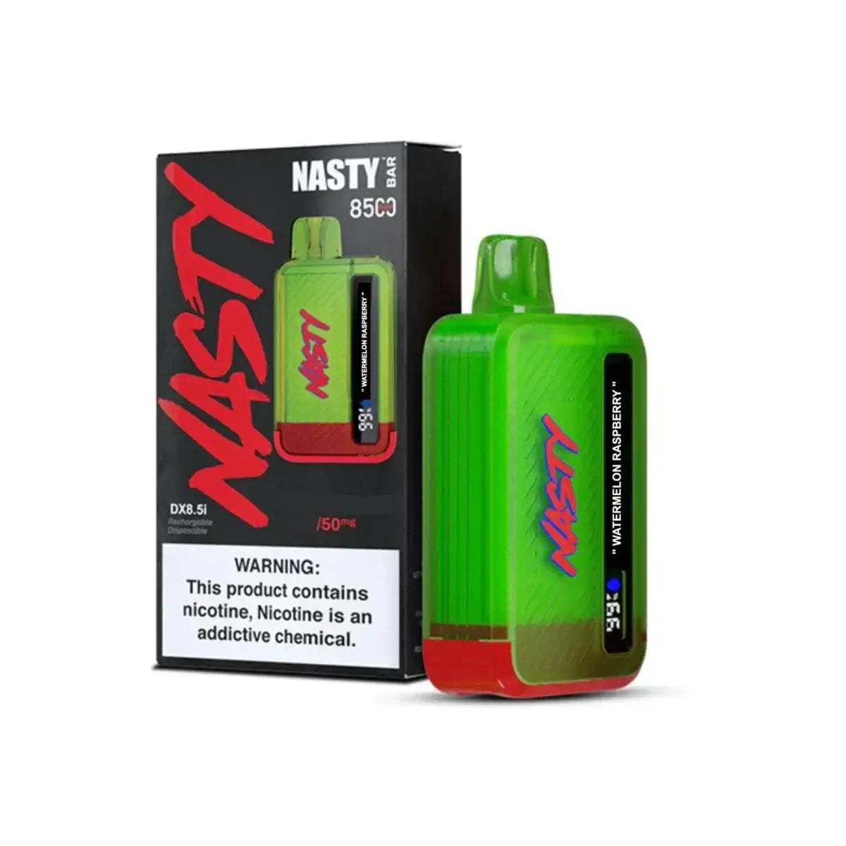 Nasty Bar Watermelon Raspberry 8500 Puffs