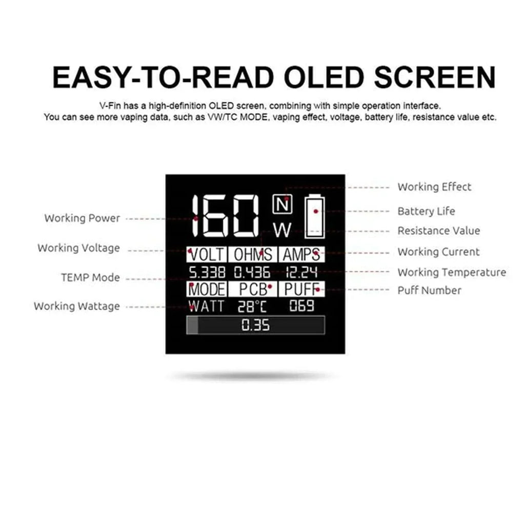 SMOK V-Fin 160W Vape Starter Kit