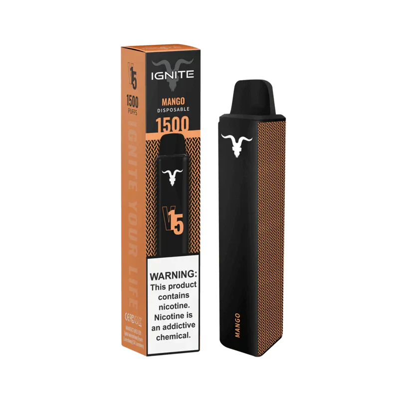 Ignite V15 Vape Pen Mango (1500 Puffs)
