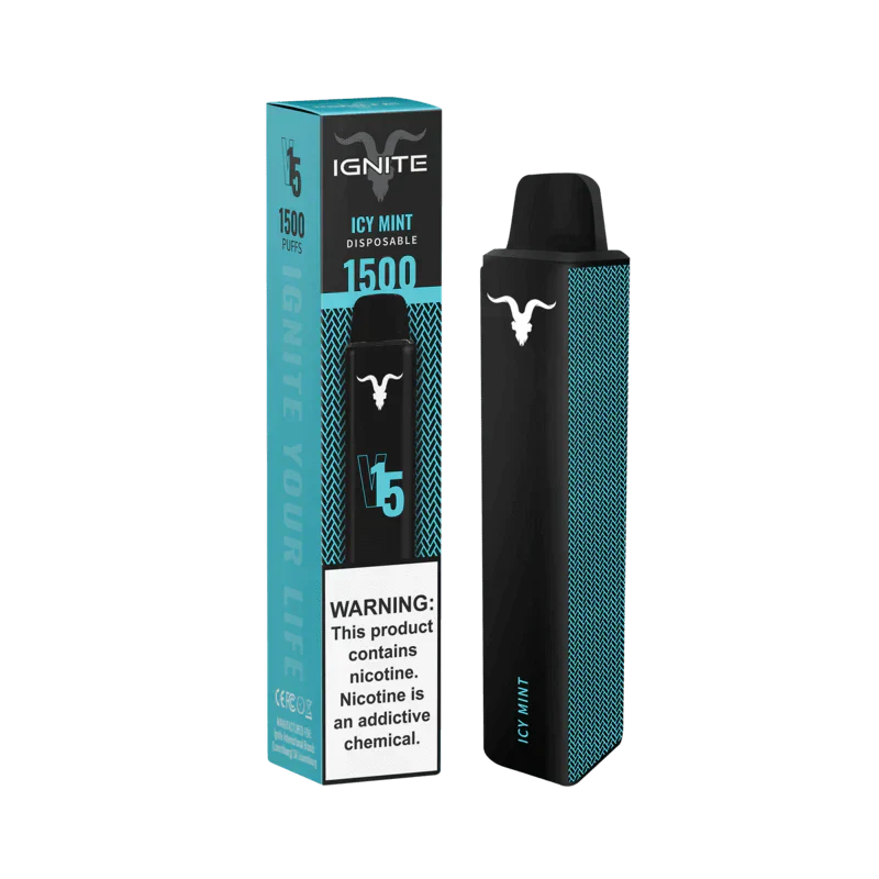 Ignite V15 Vape Pen Icy Mint (1500 Puffs)