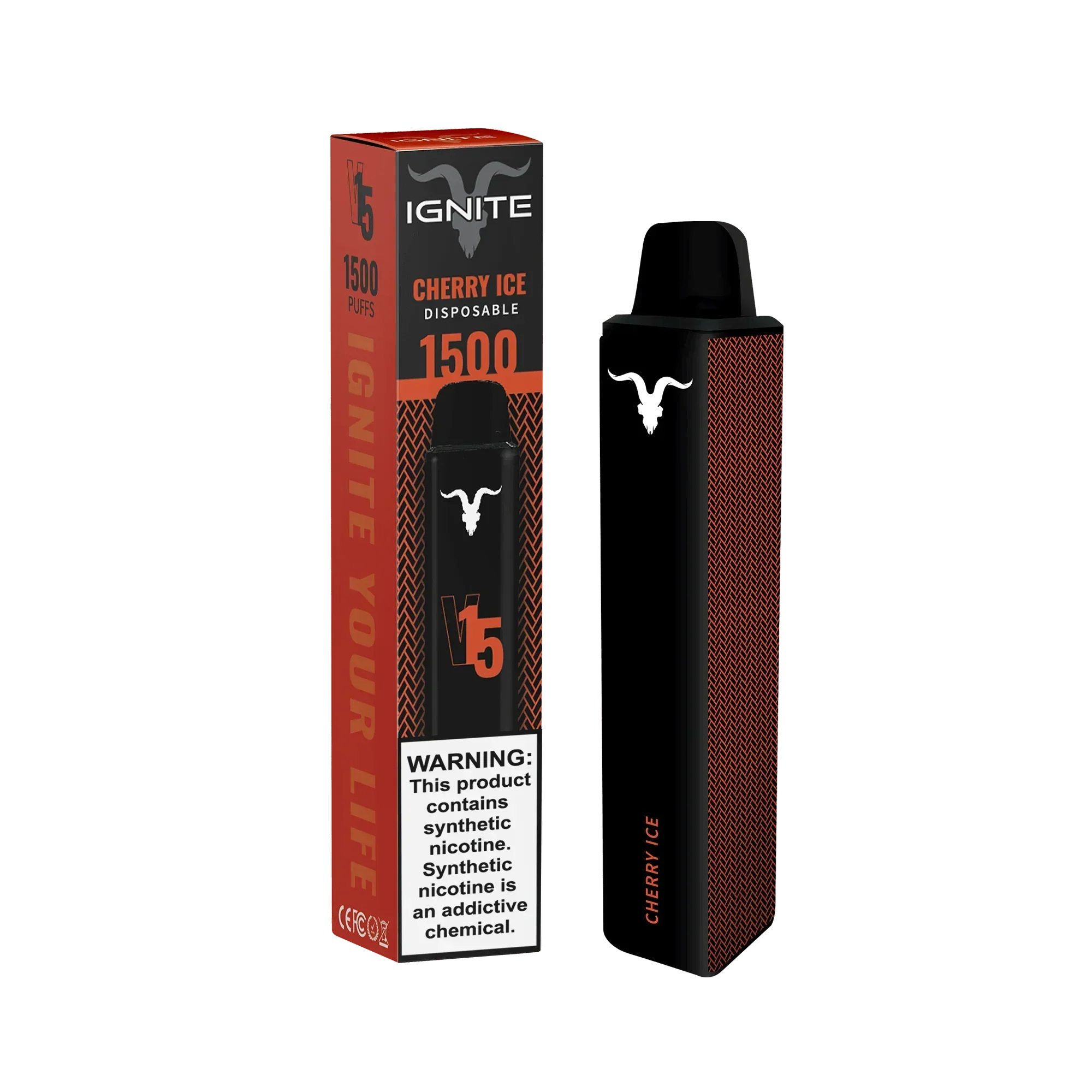 Ignite V15 Vape Pen Cherry Ice (1500 Puffs)