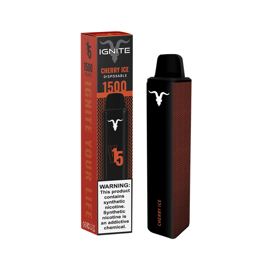 Ignite V15 Vape Pen Cherry Ice (1500 Puffs)