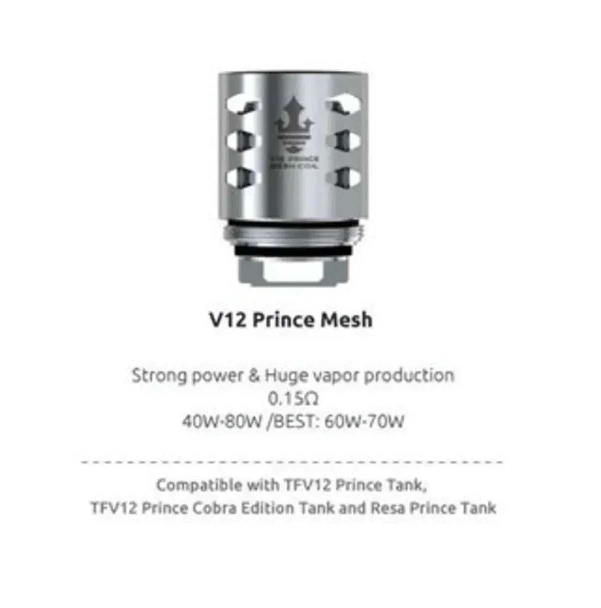 SMOK V12 Price/RBA Replacement Coils ( All Resistance )